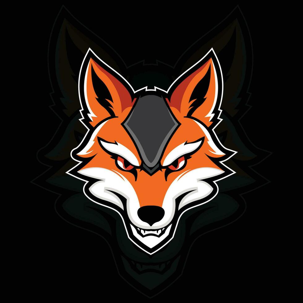 hoofd wolf mascotte sport, gaming logo ontwerp. vector