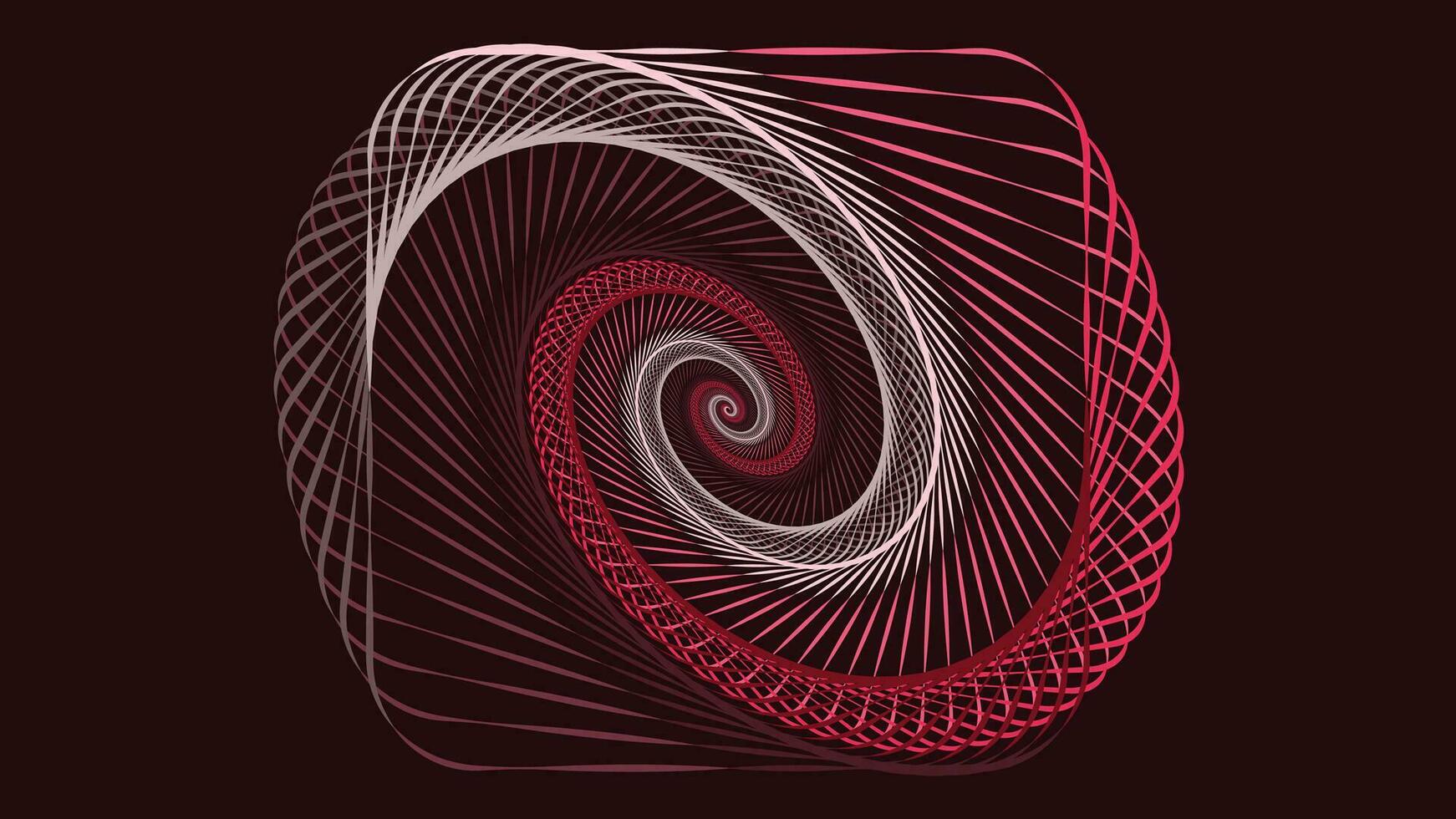 abstract spiraal stippel draaikolk gemakkelijk lijn golvend achtergrond. vector