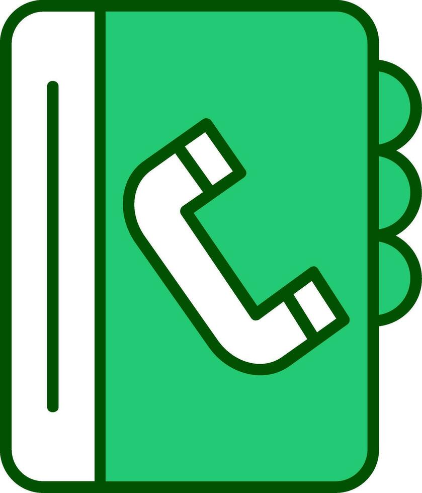 telefoonboek vector pictogram