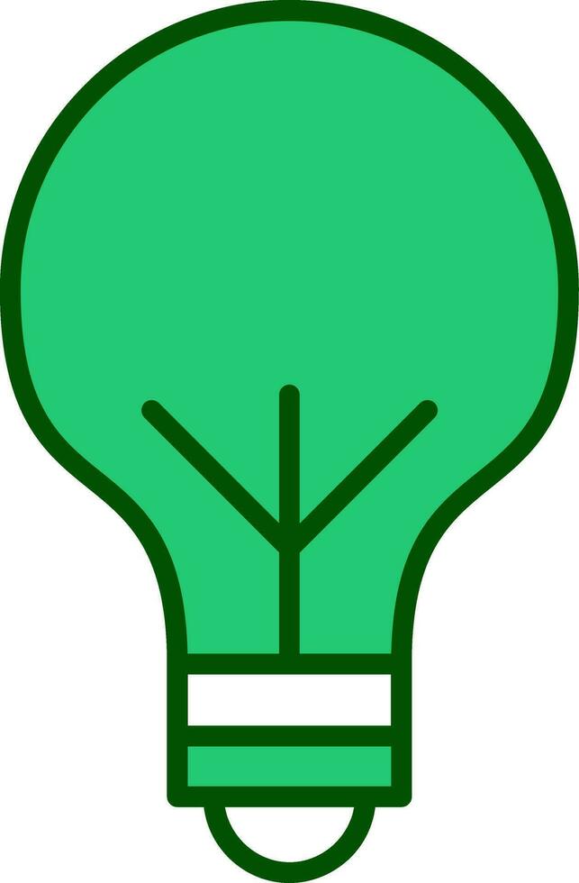 gloeilamp vector pictogram