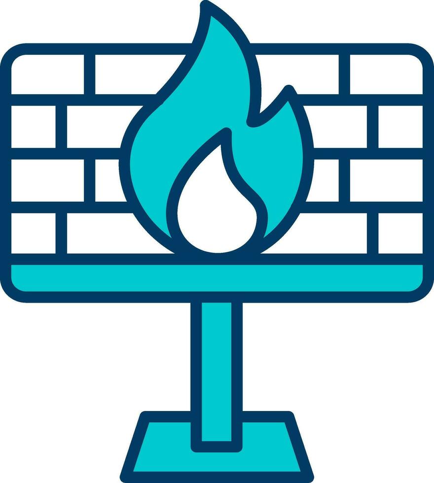 firewall vector pictogram