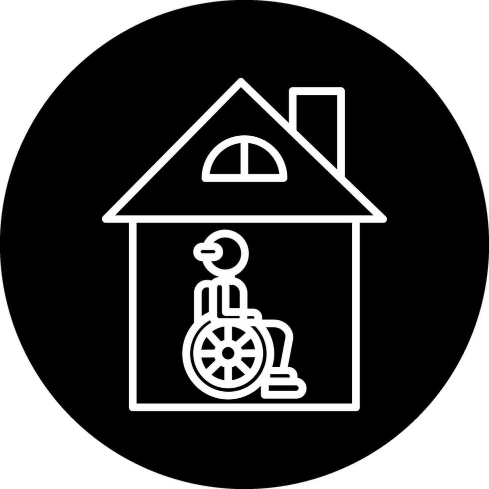 verpleging huis vector icoon