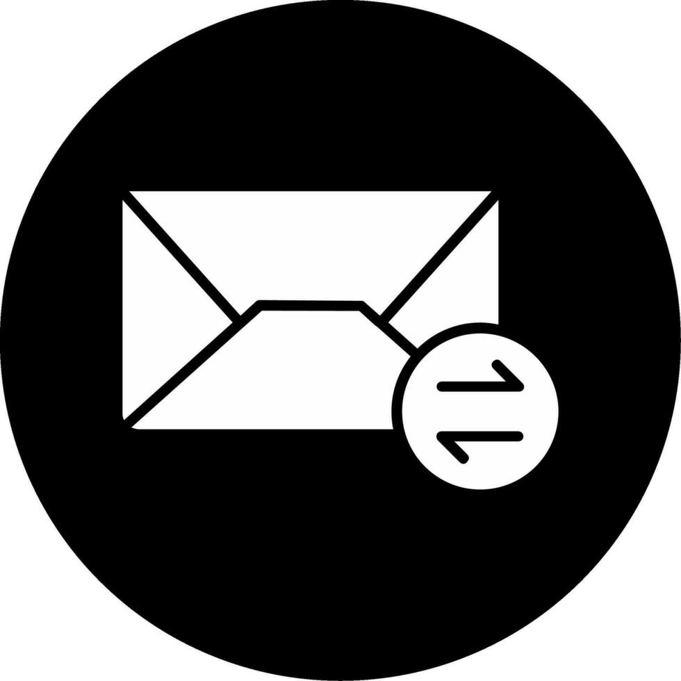 uitwisseling mails vector icoon