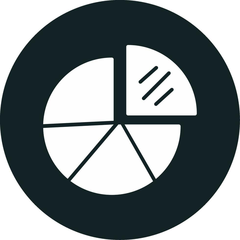 cirkeldiagram vector pictogram