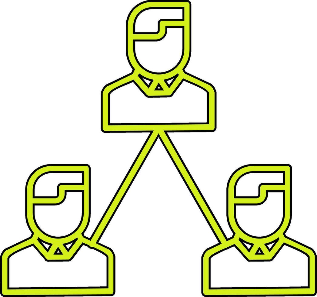 team vector pictogram