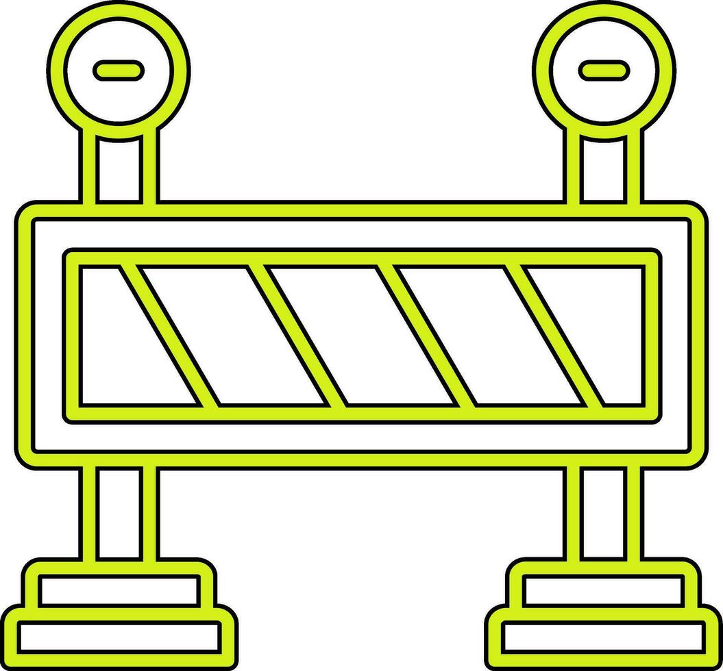 barrière vector icoon