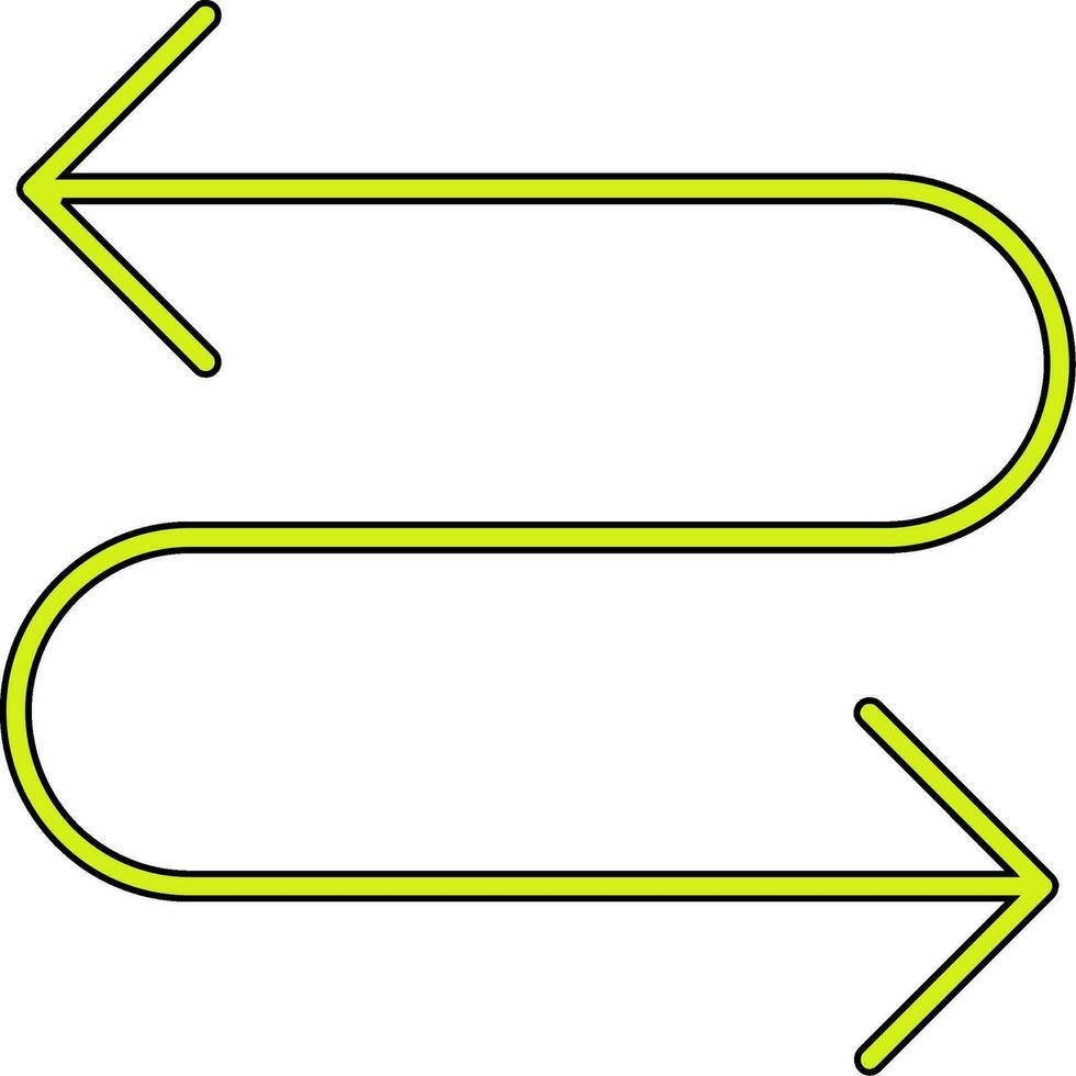 zigzag vector icoon