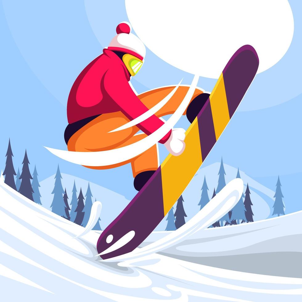 olympisch concept wintersport vector