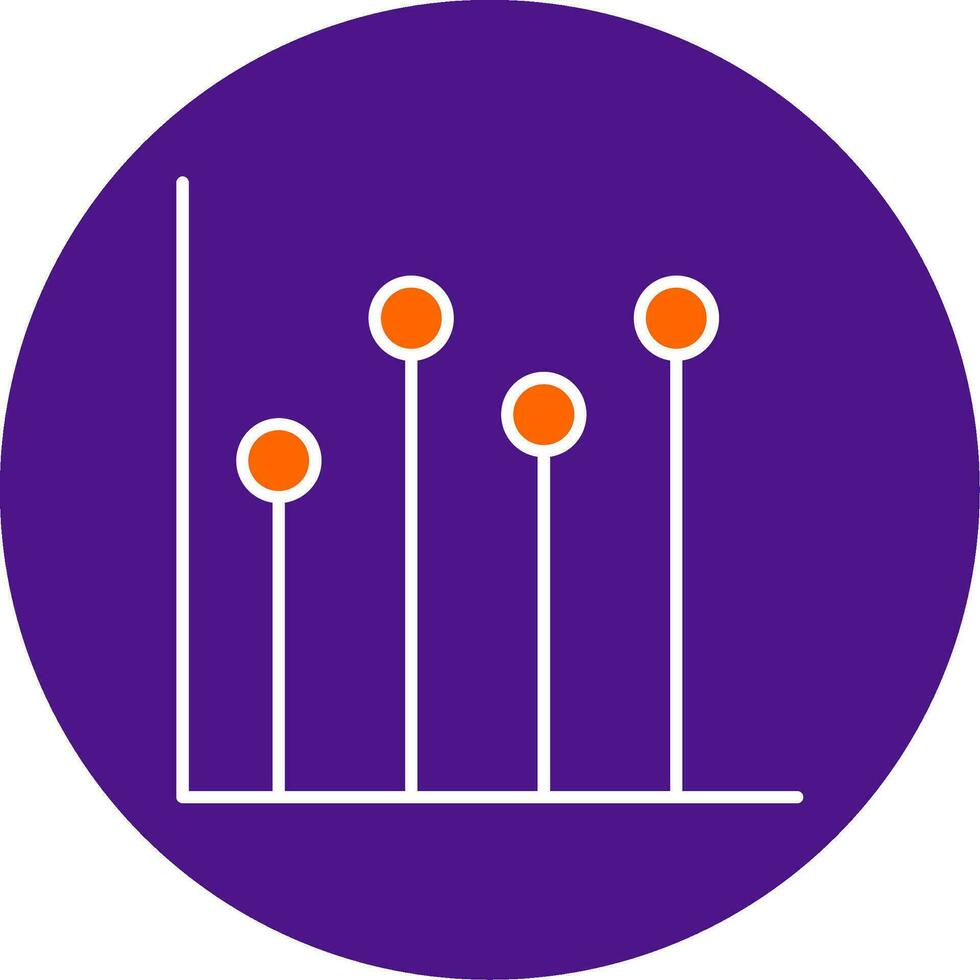 toestand lijn gevulde cirkel icoon vector