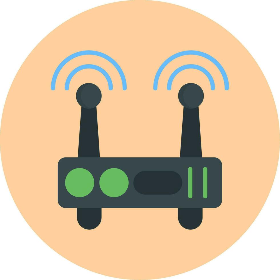 Wifi router vector icoon