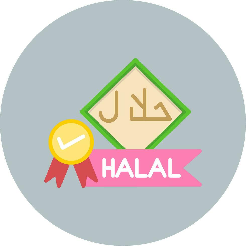 halal vector icoon