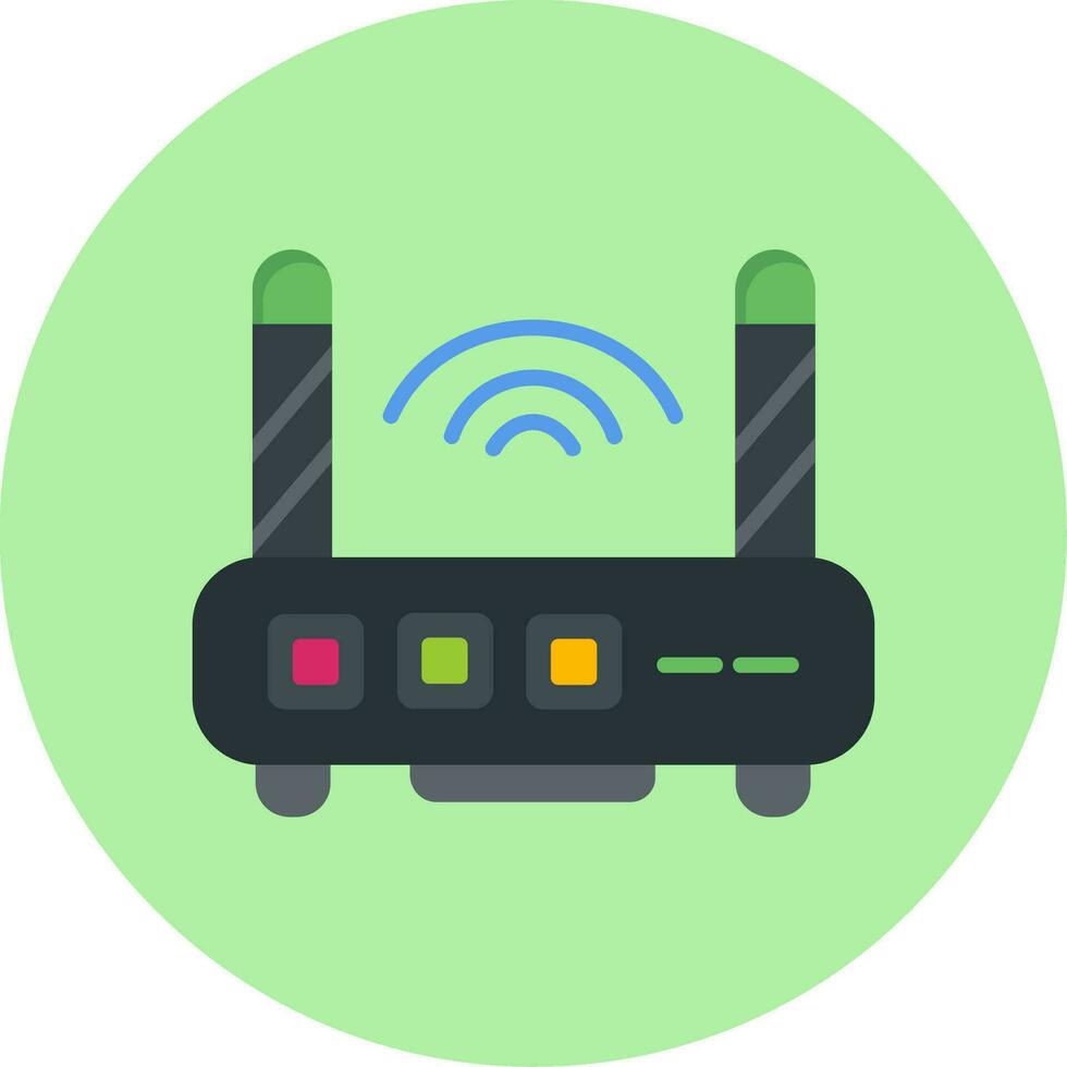 Wifi router vector icoon