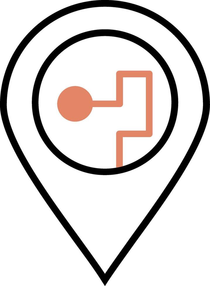 pin locatie vector pictogram