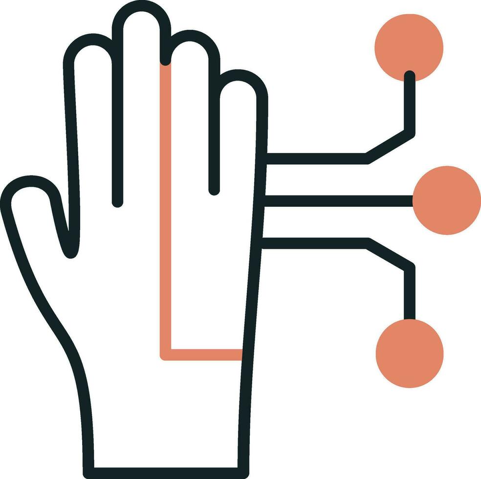 hand vector pictogram