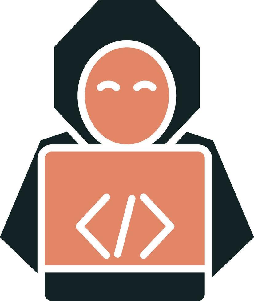 hacker vector pictogram