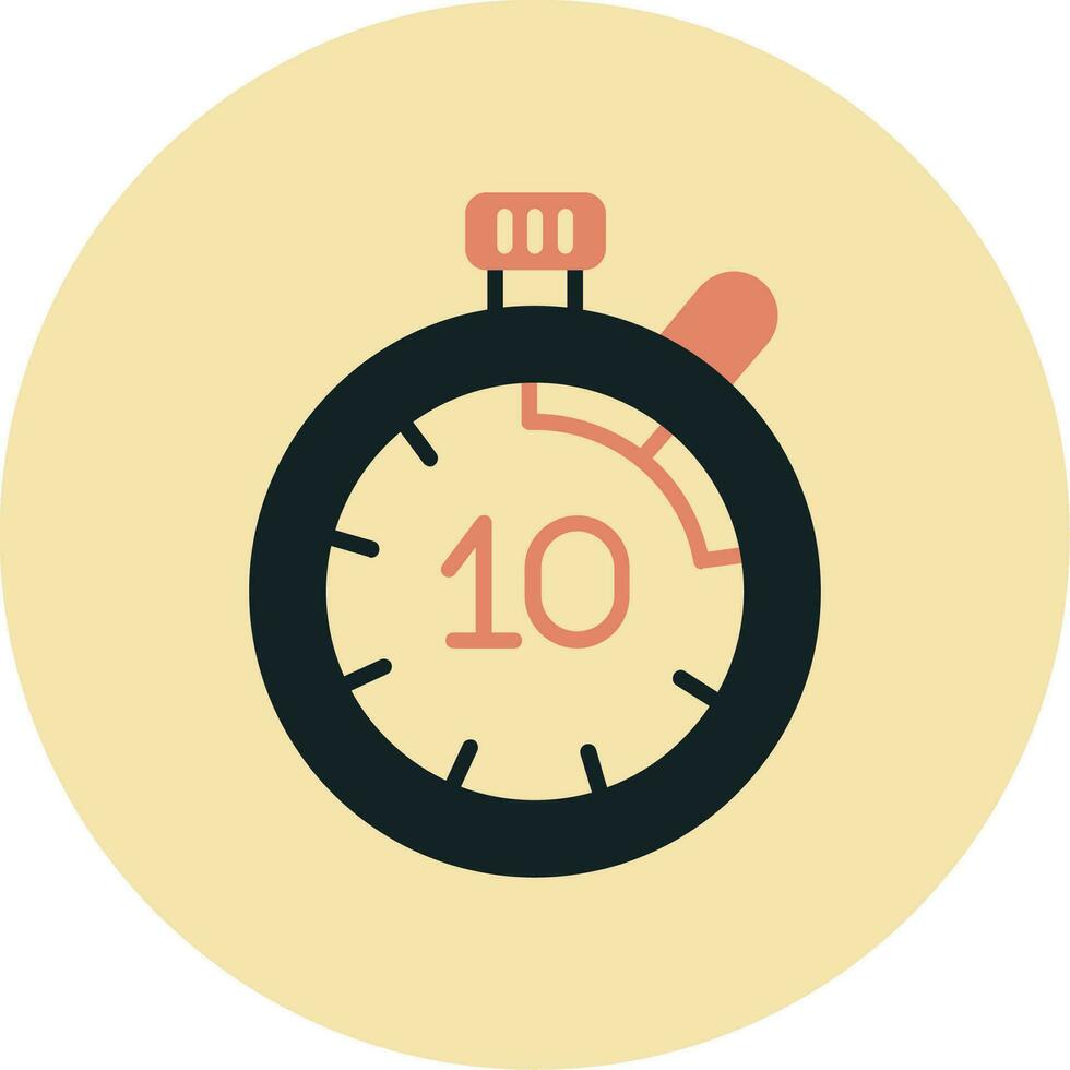 stopwatch vector pictogram