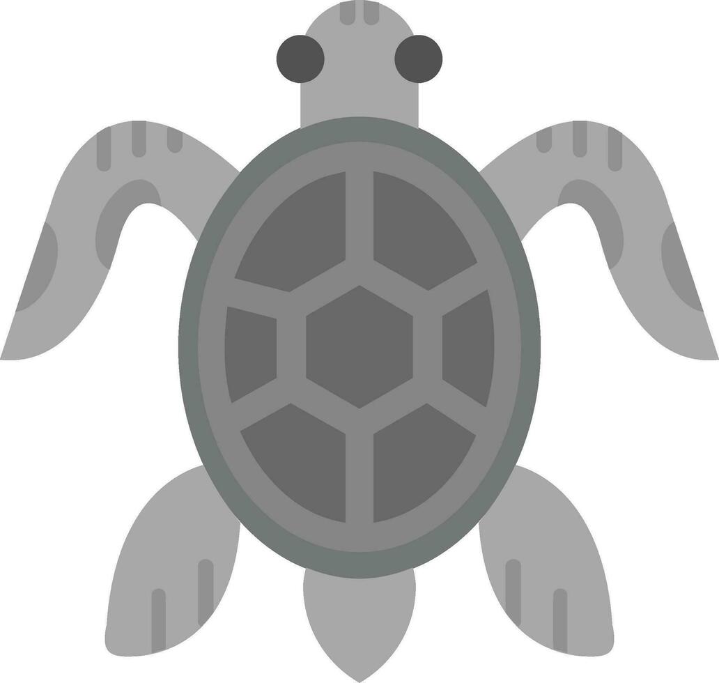 schildpad grijs schaal icoon vector