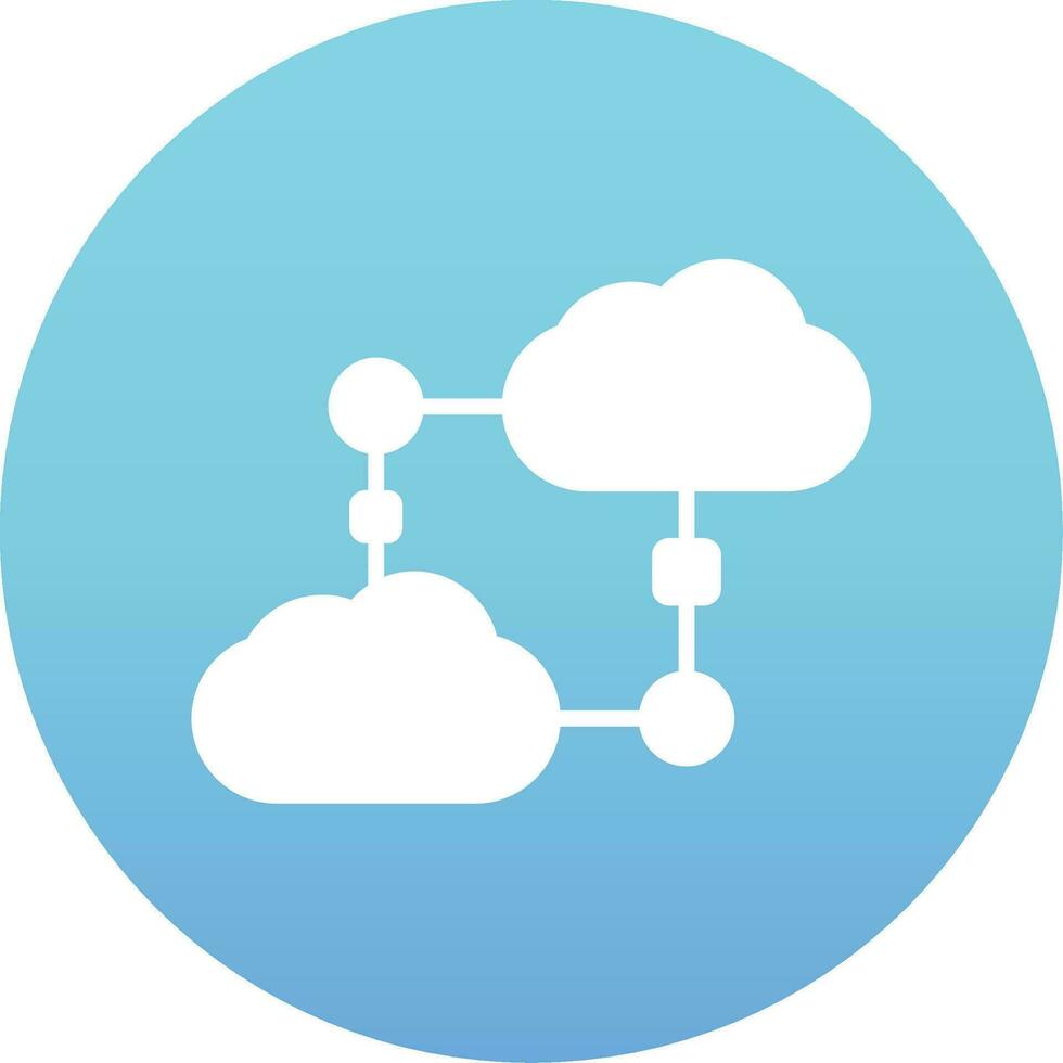 wolk vector pictogram