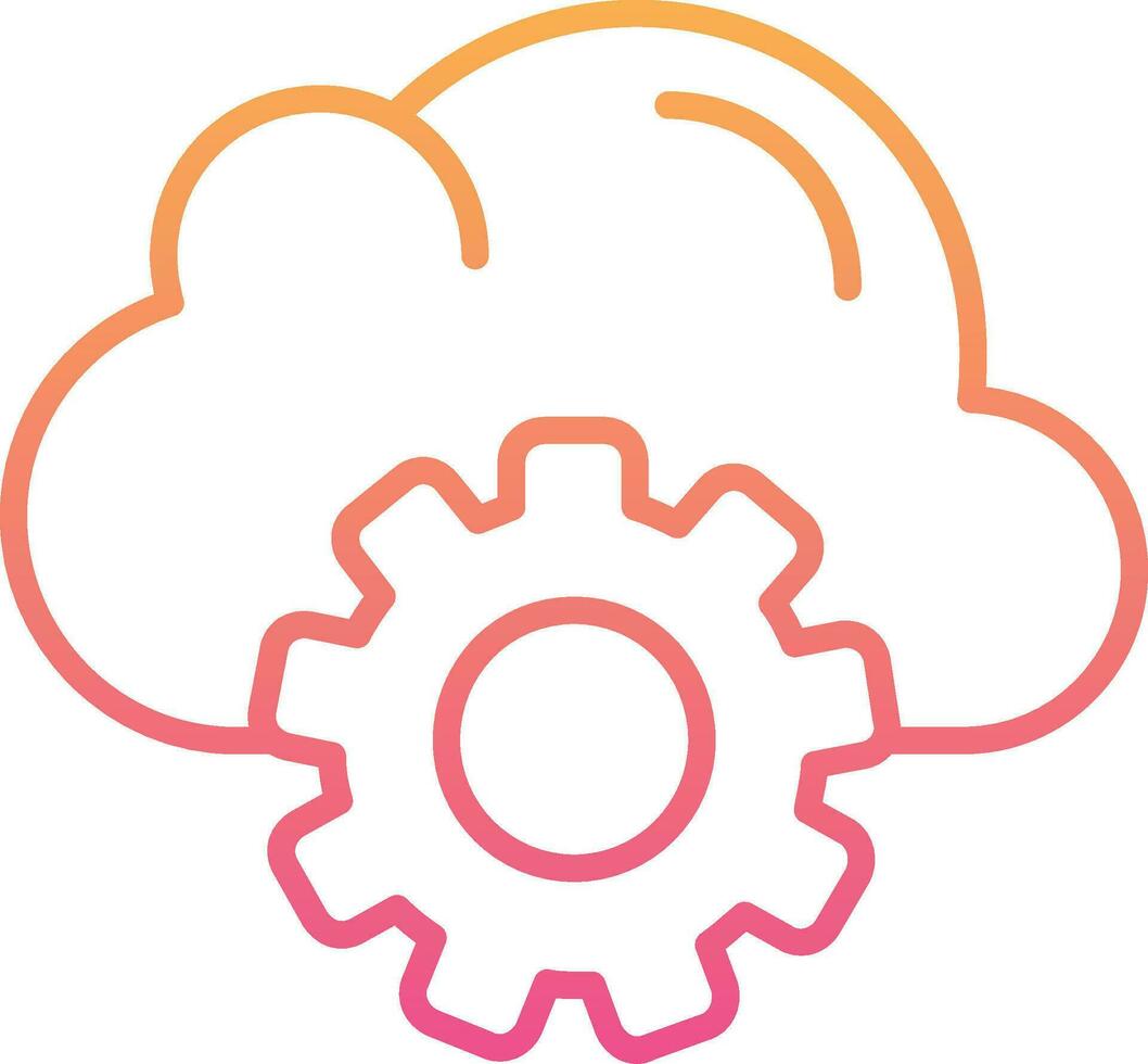 cloud computing vector icon