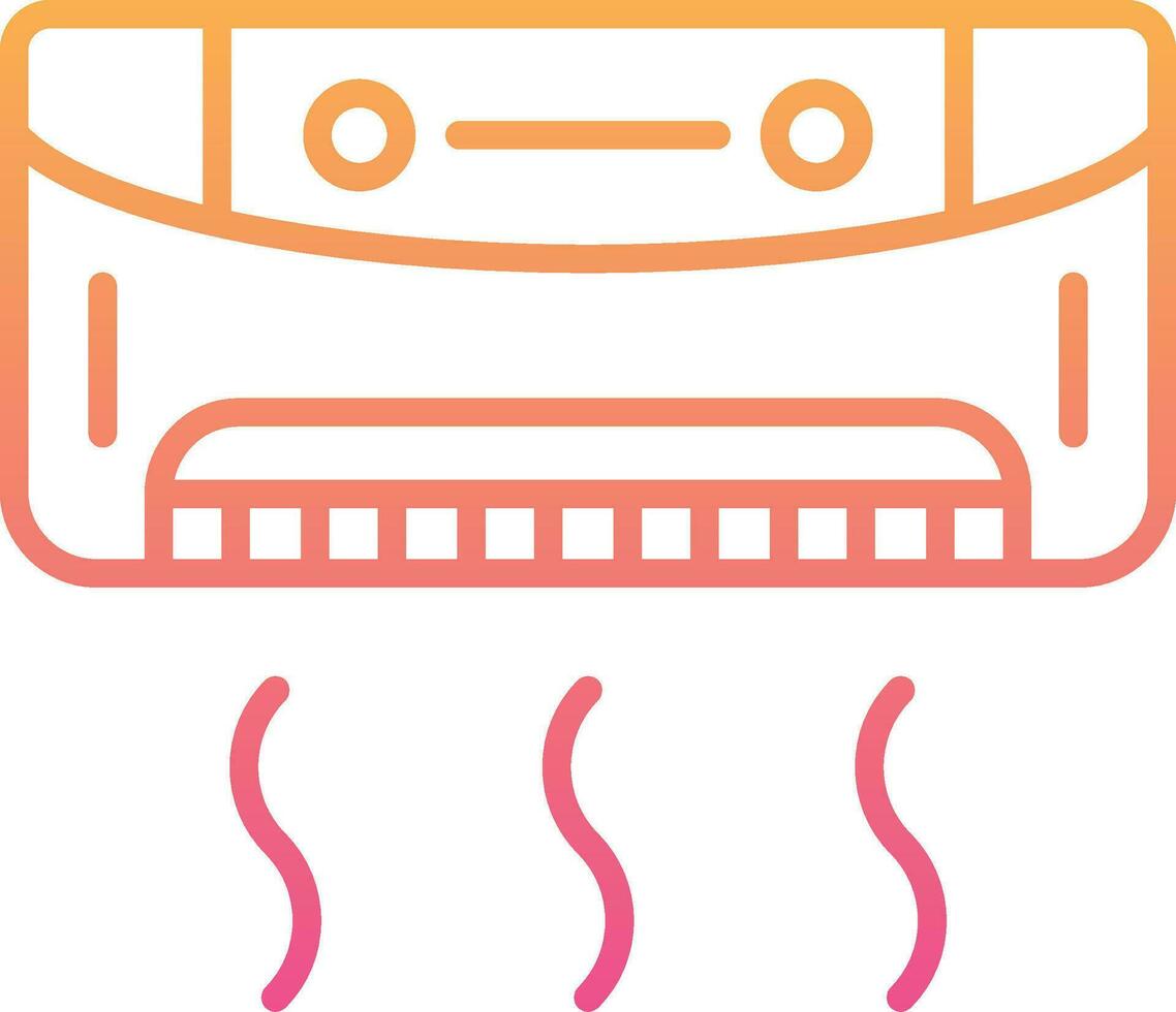 airconditioner vector pictogram