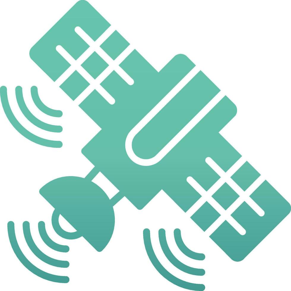 satelliet vector pictogram