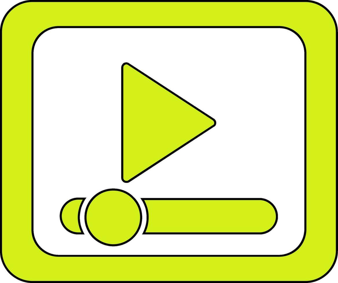 video speler vector icoon