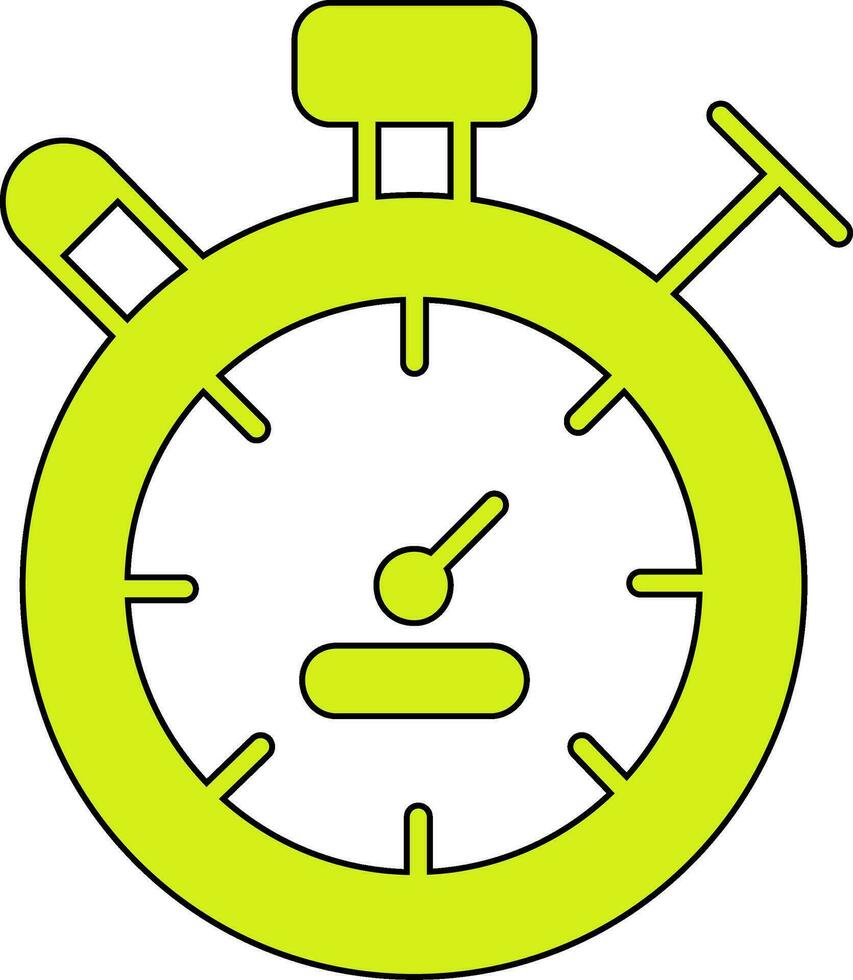 stopwatch vector pictogram