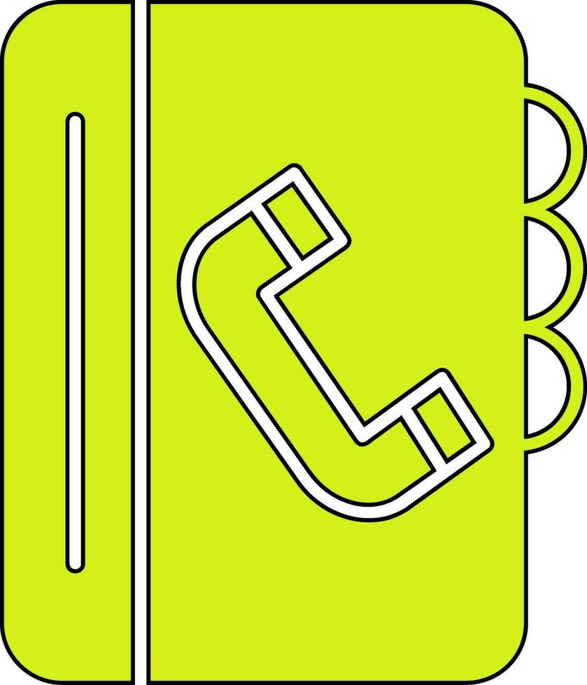 telefoonboek vector pictogram