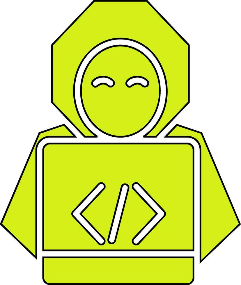 hacker vector pictogram