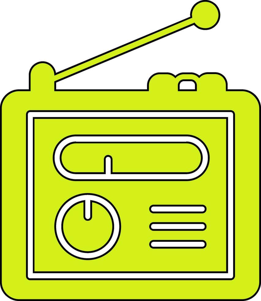 radio vector pictogram