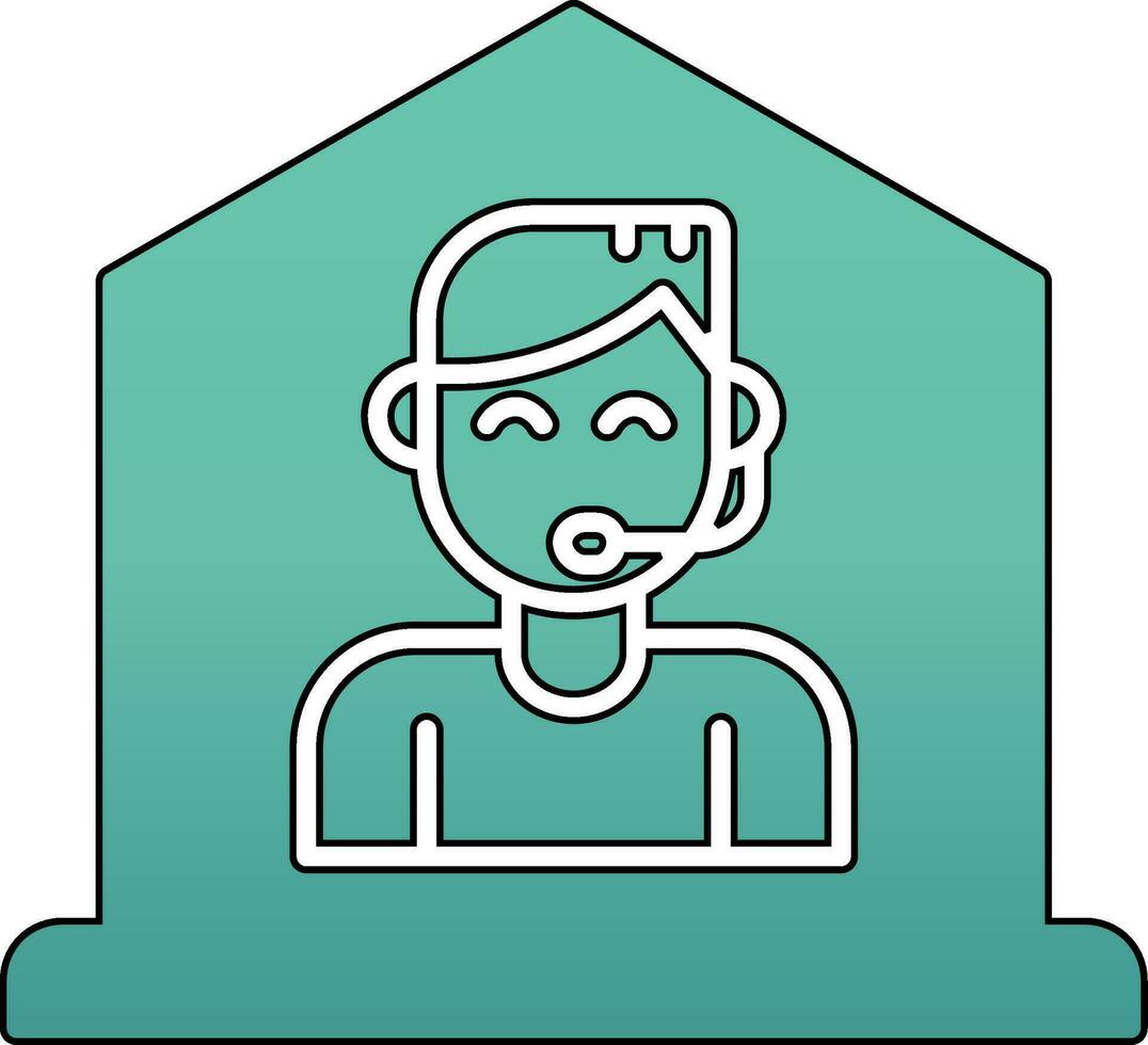 callcenter vector pictogram