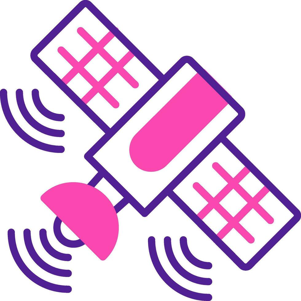 satelliet vector pictogram