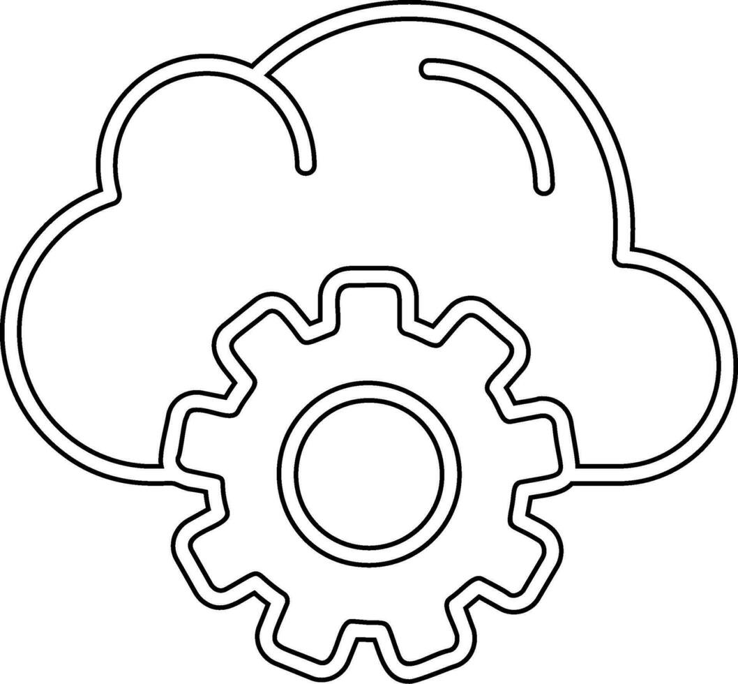 cloud computing vector icon