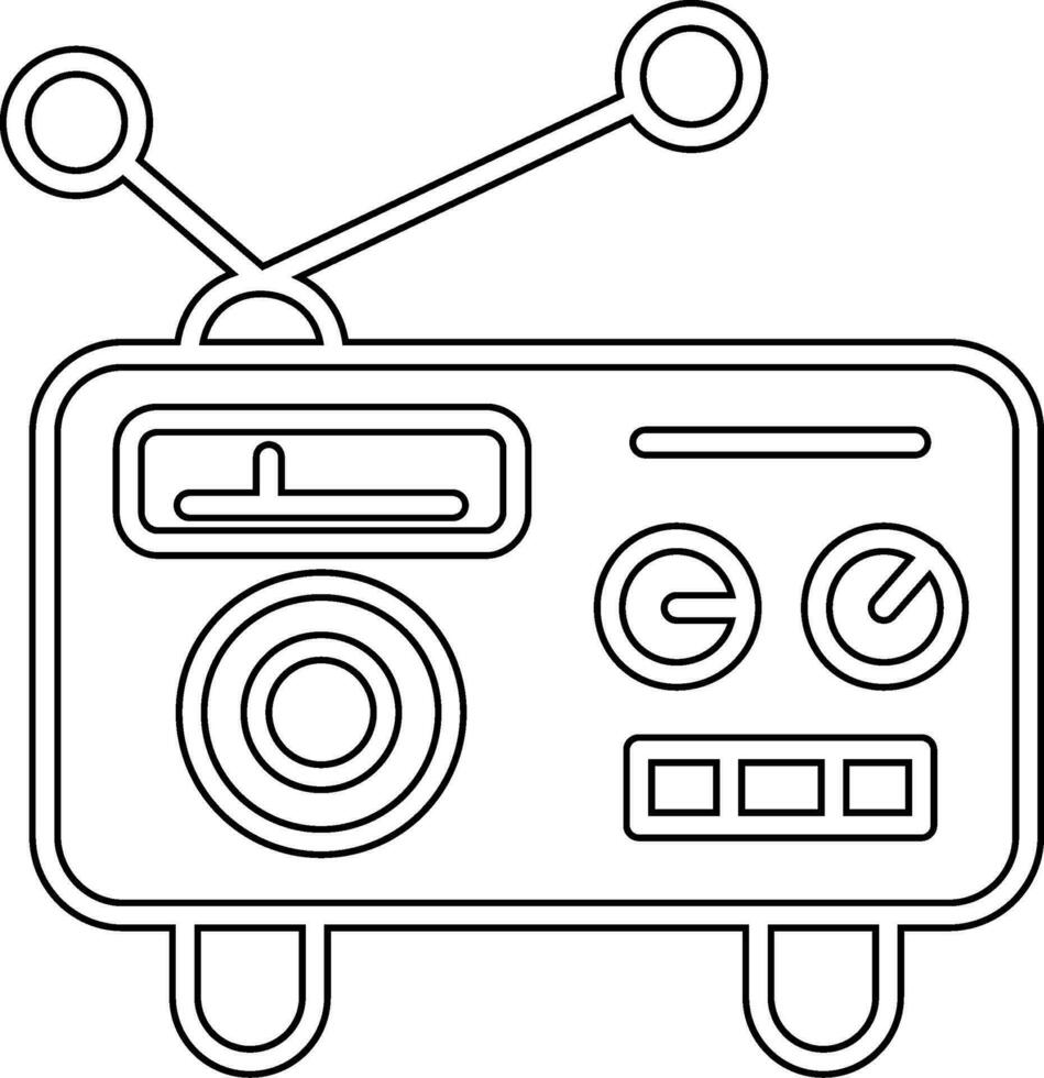 radio vector pictogram