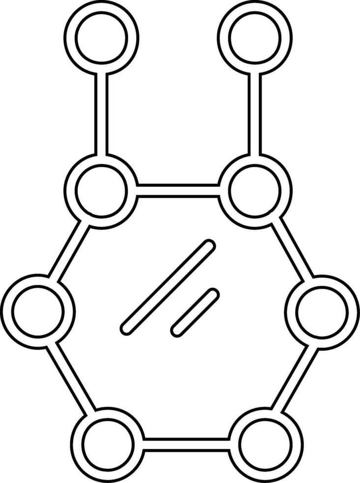 molecuul vector pictogram