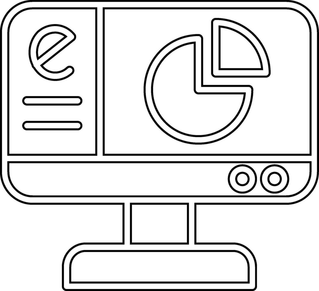 cirkeldiagram vector pictogram