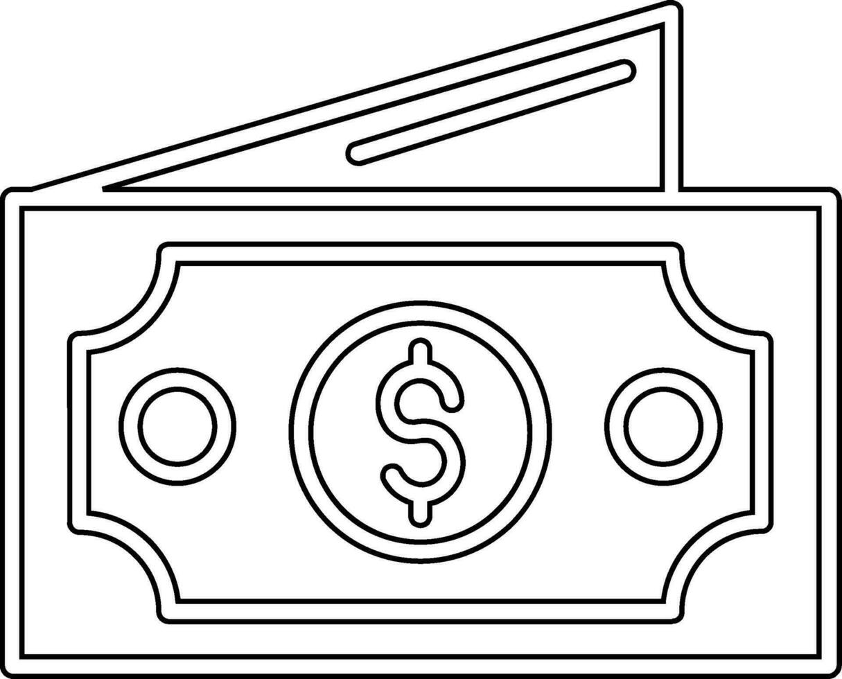 contant geld vector pictogram