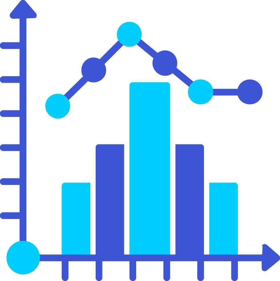 histogram vector icoon