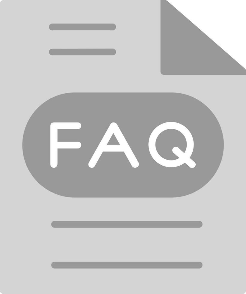 FAQ vector icoon