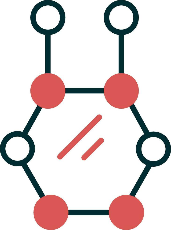 molecuul vector pictogram