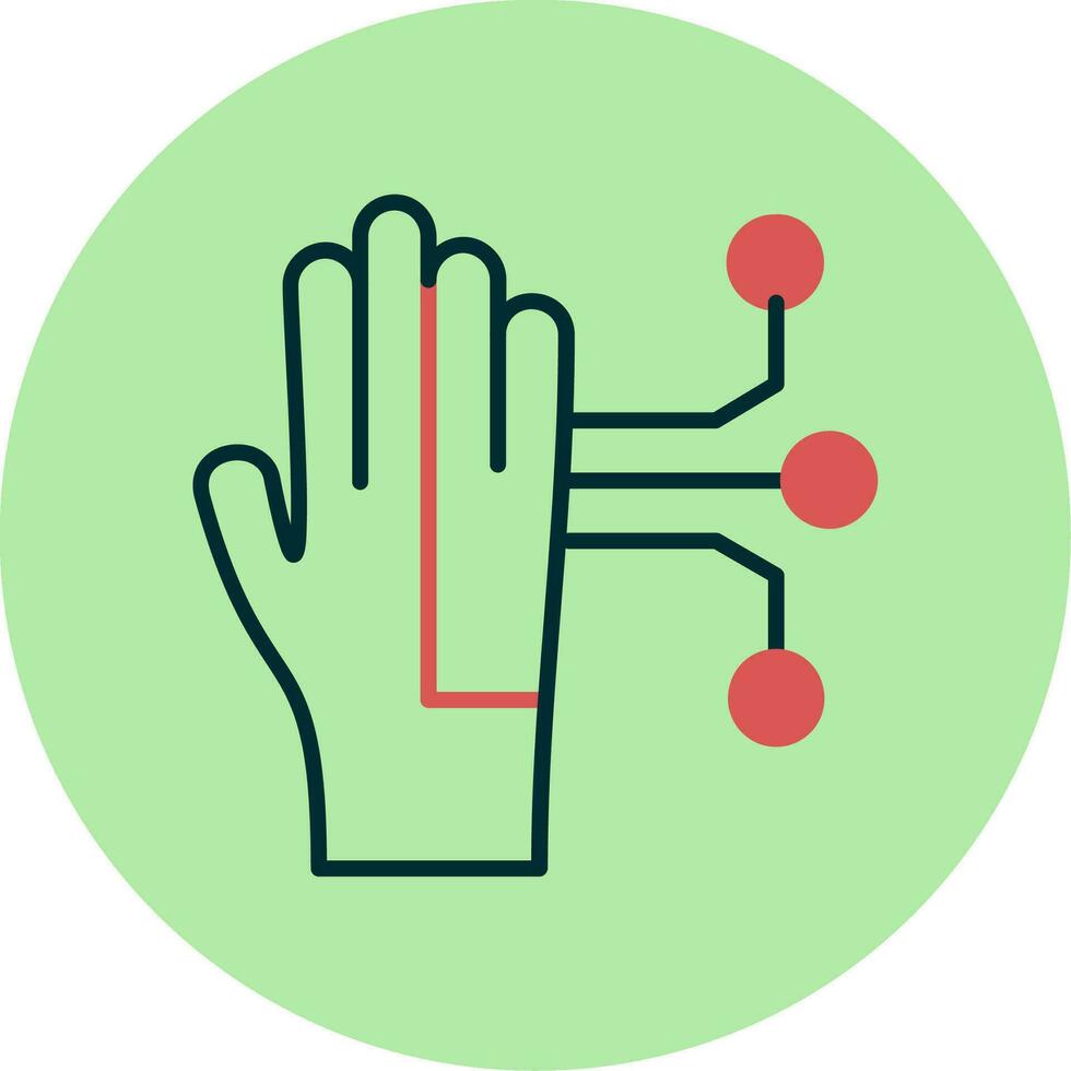 hand vector pictogram