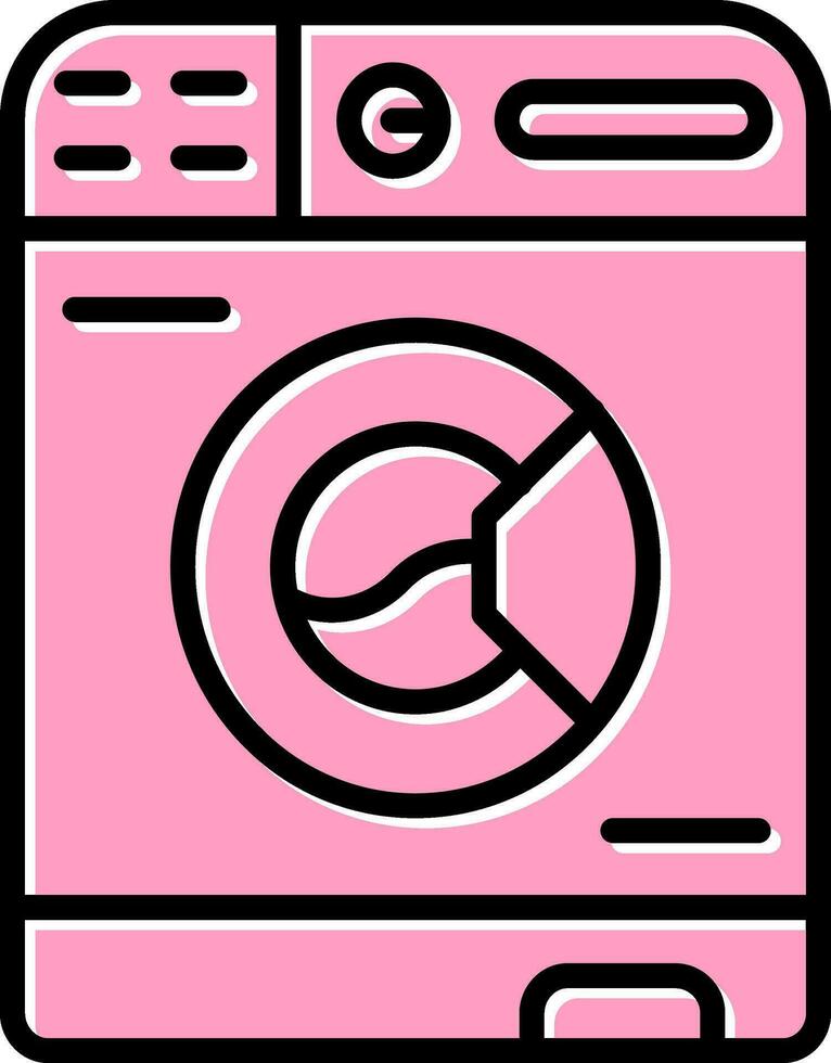 wasmachine vector pictogram