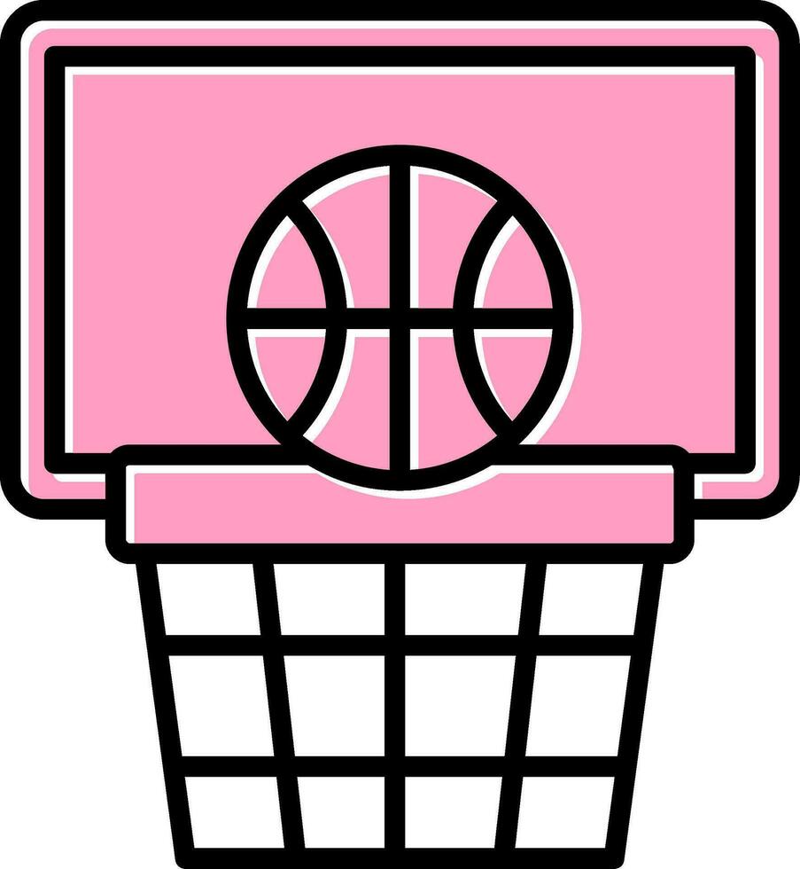 basketbal vector pictogram