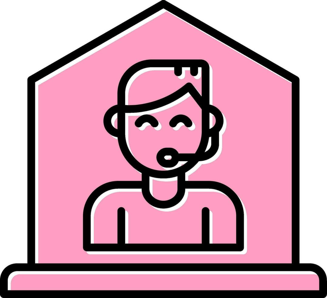 callcenter vector pictogram