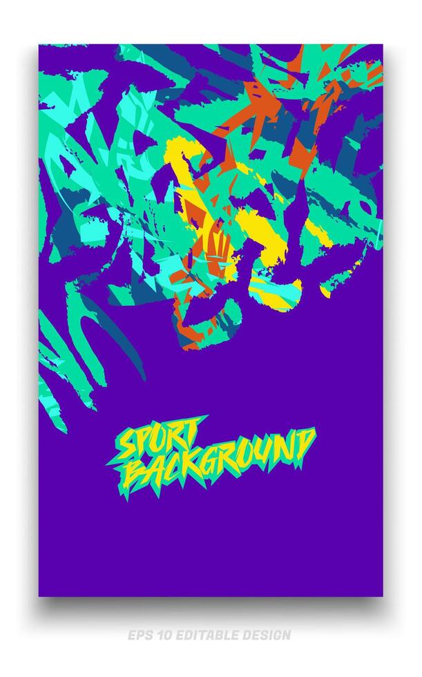 abstract meetkundig achtergronden voor sport- en spellen. abstract racing achtergronden voor t-shirts, ras auto kleurstelling, auto vinyl stickers, enz. vector achtergrond