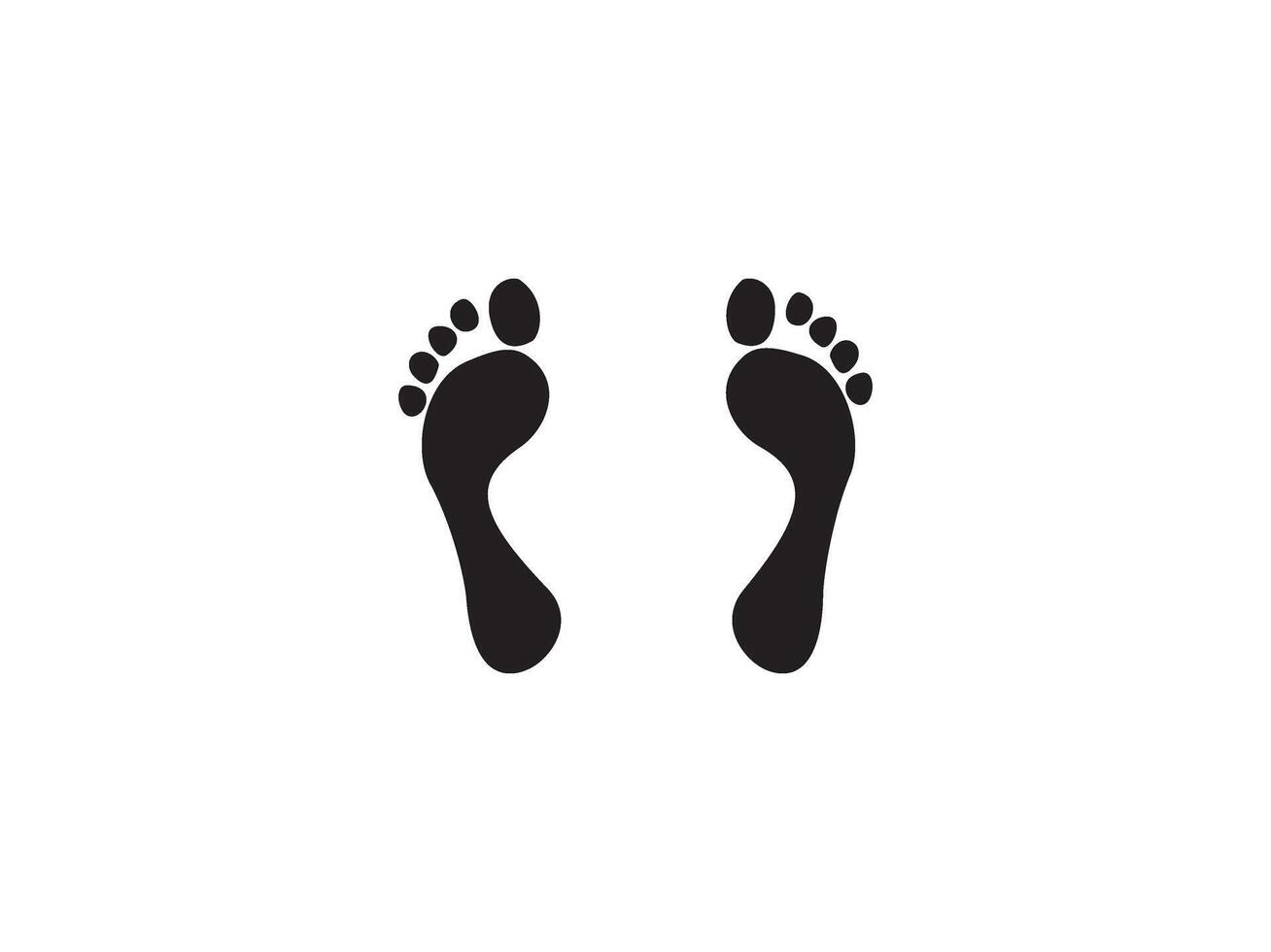 voet vector logo icoon