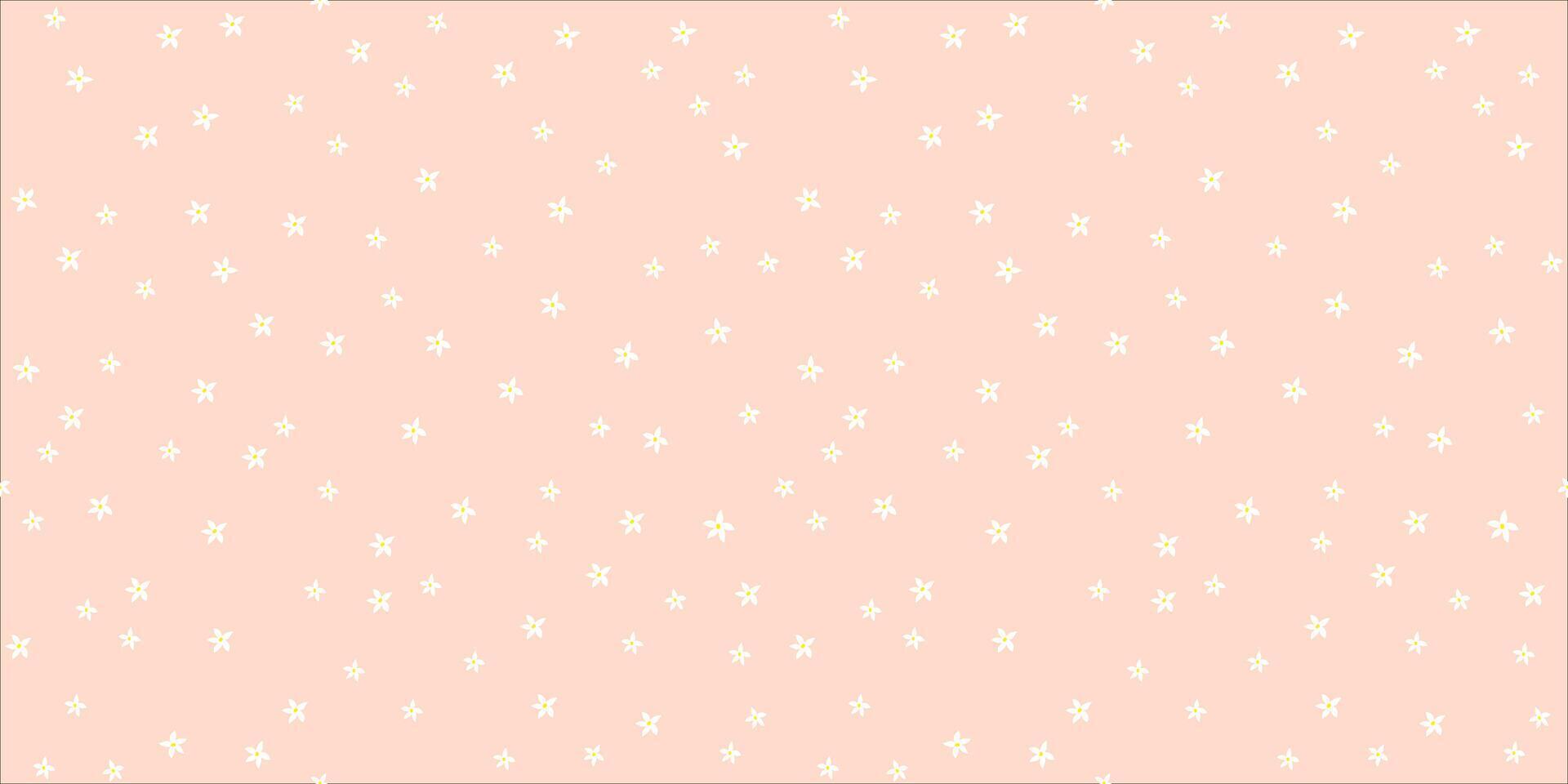 naadloos patroon met klein delicaat wit bloemen. abstract bloemen achtergrond. vector grafiek.