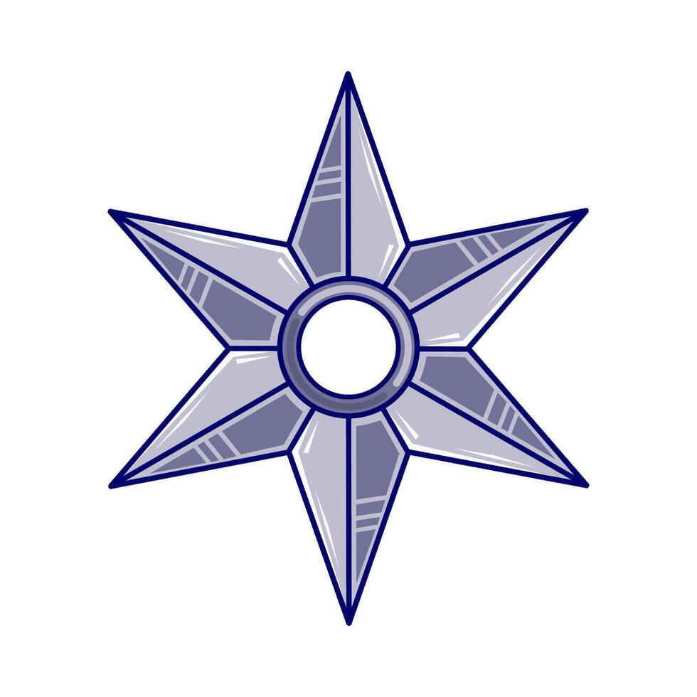 shuriken wapen illustratie vector