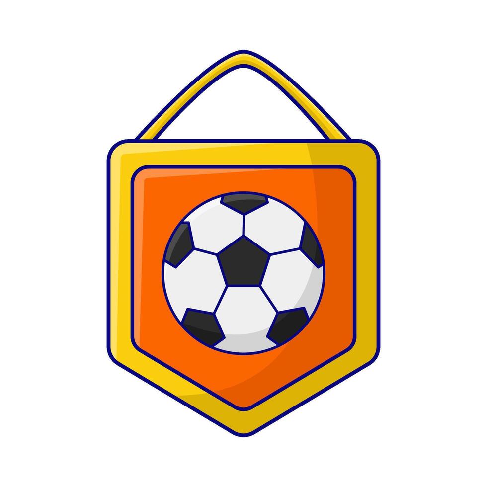 Amerikaans voetbal club insigne illustratie vector