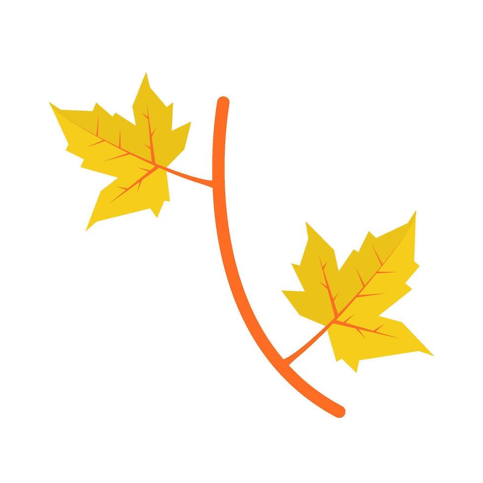 esdoorn- blad herfst illustratie vector